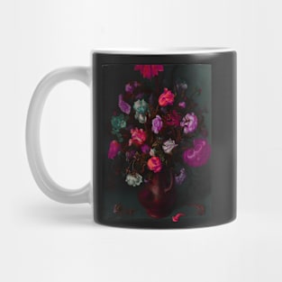 A vase with pink Flowers Mug